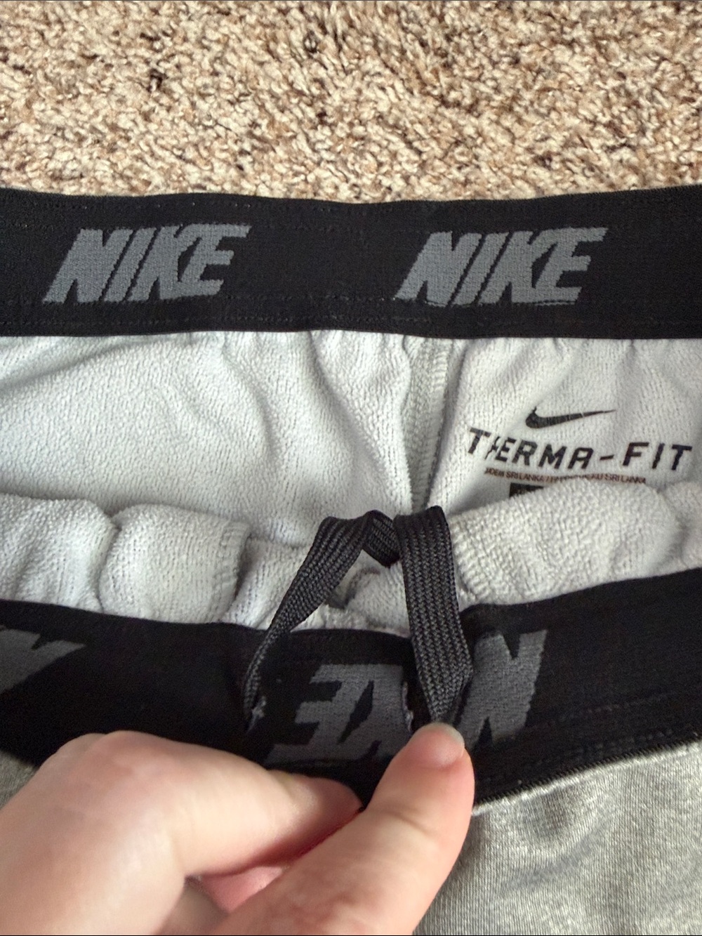 MENS NIKE THERMA-FIT ATHLETIC SWEATPANTS - Picture 6 of 9
